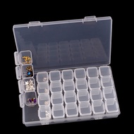 28/56 Slots Jewellery Storage Box Adjustable Diamond Painting Storage Boxes Plastic 5D Diamond Embroidery Cases Grids
