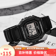 卡西欧（CASIO）时尚百搭 复古小方块 潮流运动电子表 学生表 男女通用 春节送礼 W-218H-1A