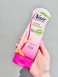 ครีมนิ่งกำจัดขน NAIR สำหรับผิวทั่วร่างกาย บริเวณหน้าอก แขน ขา เอว ช่องคลอด หน้า ผลิตจากส่วนผสมธรรมชา