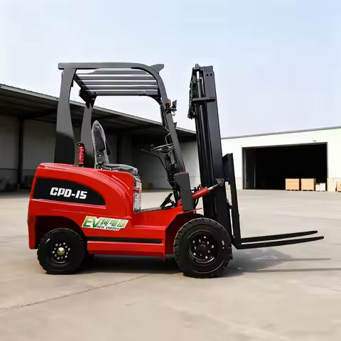 Customized 1.5 Ton Electric Reach Forklift Truck with AC Motor Battery Powered Forklift for Cold Sto