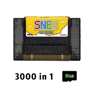 3000 in 1 V12 SNES Game Card With 8GB TF Card SFC Game Cartridge For SFC Super Famicom US Game Conso