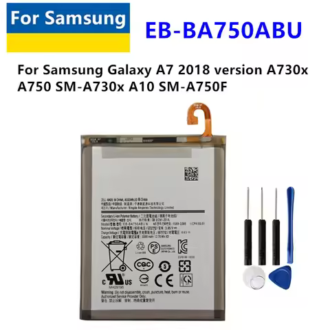 EB-BA750ABU EB-BA750ABN Battery For Samsung Galaxy A7 2018 Version A750 A10 SM-A750F A105FN SM-A105M