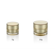 5g 10g Portable Gold Acrylic Facial Cream Jars Cosmetic Packaging Skincare Bottle Empty Eye Cream Po