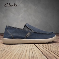 Clarks Men Driftlite Step Slip on Shoes - สีเทา รองเท้าผ้าใบลำลองผู้ชายน้ำหนักเบาหรูหรา Men Combinat