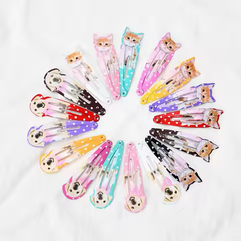 5/10pcs New Cute Pet Hair Clip Cat And Dog Hair Clip Girl Hair Clip Bangs Hair Clip Bb Hair Clip Gir