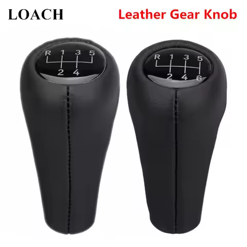 56 Speed Leather Gear Shift Knob for BMW E28 E30 E32 E34 E36 E38 E39 E46 X1 X3 X5 Z1 Z3 Z4 Pen POMO 