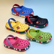 ถูกกว่าร้านCrocsรองเท้าเด็กเลโก้ของ เด็กผู้ชายและเด็กผู้หญิงรองเท้าชายหาดรองเท้าแตะรองเท้าแตะ