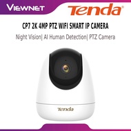 Tenda CP7 2K 4MP PTZ WiFi Smart IP Camera AI Human Detection Indoor 128GB microSD Security Camera