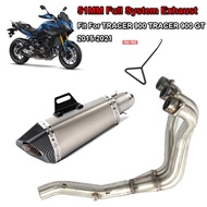 Fit For YAMAHA TRACER 900 TRACER 900 GT FJ09 FJ 09 15-20 Slip on Motorcycle Full Systems Exhaust Esc