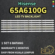 HISENSE 65A6100G TV LED BACKLIGHT BARU READY STOCK