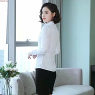 Womens Blouses Cotton Tops and Blouses Casual Long Sleeve Ladies Shirts Pink/White Blusas Plus Size 
