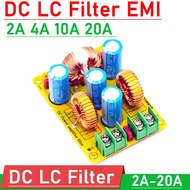 【Worth-Buy】 2a 4a 10a 20a Dc Lc Low Pass Filter Emi Eliminate Electromagnetic Interference Dc Switching Power Emc Car Audio Amplifier