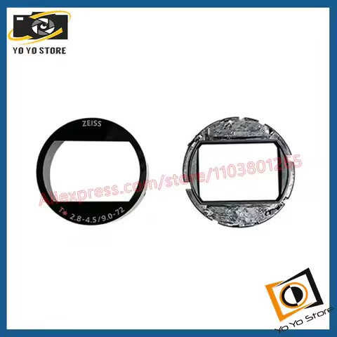 New For Sony M6 M7 RX100 Black Card Lens Ring Front Tube Metal Label Pressure Ring Camera Replacemen
