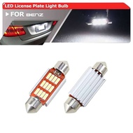 4PCS Canbus 36MM C5W 6418 White Car Led Number License Plate Light Bulbs For Benz W211 W203 W210 W21