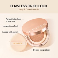 Skintific COVER ALL PERFECT AIR CUSHION HIGH COVERAGE PORELESS & FLAWLESS/SKINTIFIC CUSHION SPF 35 P