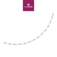 HABIB Diamond Bracelet in 375/9K White Gold 681550724(WG)