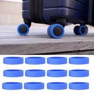 [PusioPJ3]  Luggage Wheel Protectors Abrasion-resistant Wheel Covers 12pcs Silicone Luggage Wheel Covers Durable Suitcase Spinner Protectors for Noise Reduction Southeast Asian