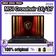 2025 MSI Crosshair 16 HX/MSI Crosshair 17 HX R9-7945HX/Ultra9-275HX RTX5060/RTX5070 MSI Gaming Lapto