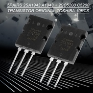 Transistor 2SA1943 2SC5200 5 Pair Black High Power Matched Audio Transistor Power Amplifier Transist