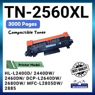 COMPACTIBLE TONER TN2560XL for  BROTHER HL2400 2440DW 2460DN DCP2640DW 2680DW MFC-L2805DW