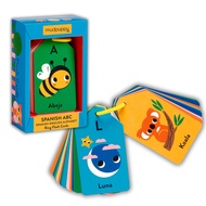Mudpuppy Spanish English ABC — Ring Flashcards 26 Double Sided Bilingual Alphabet Cards Reclosable R