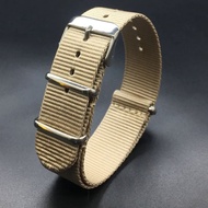 Universal Weave Nylon Watch Band 18mm 20mm 22mm Strap Men Women Watch Replacement Accessories