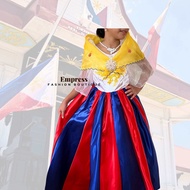 Filipiniana Buwan ng Wika Maria Clara Design with Alampay FOR KIDS