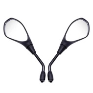 Universal 10mm Motorcycle Rearview Mirror Left&Right Rear View Mirrors Housing Side Mirror For BMW R