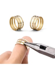 2/5/10PCS 9x18mm Easy Open Jump Ring Tools Closing Finger Jewelry Tools Copper Jump Ring Opener For 