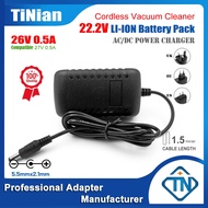 26V 0.5A 500mA Compatible 27V AC/DC Adapter Charger for Minihelper Trojan P8 SGP8 SGP18 Pro+ Plus 22.2V Cordless Vacuum Cleaner Li-ion Battery Pack