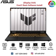 ASUS TUF F16 FX608JMR-RV010W 16"WUXGA 165Hz Gaming Laptop Core i7-14650HX 16GB 1TB SSD RTX5060 8GB W