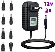12V 2A Power Supply Adapter Charger Replacement Power Cord AC 100V to 240V DC 1.5A 1A Converter 12V 