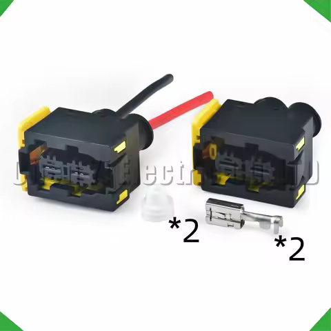 2 Pin Automotive Connectors 48V mild hybrid system Wire harness Plug 1355328-1 For Benz BMW