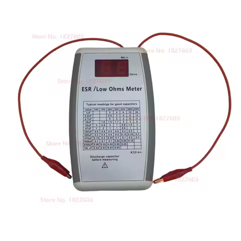 K7214+ ESR Meter classic circuit same as Blue ESR Meter, EVB ESR Meter, Dick Smith MKII ESR and Low 
