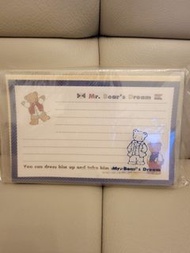 激罕 罕有 Mr Bear's Dream 日本制1996年信封信紙套裝
