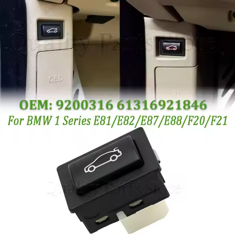 New Rear Trunk Tailgate Lock Release Switch Button For BMW 3 5 6 7 Series X1 X3 F20 F35 F30 F10 F11 