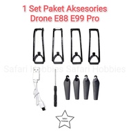 1 Set of E88 E99 Pro Drone Accessories