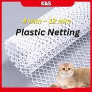 Plastic Netting / Jaring Pagar / Safety Net for Pet Rabbit Kucing Cat Netting Balcony Railing Protec