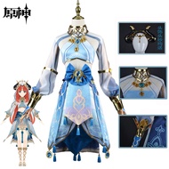 Genshin Impact Nilou Cosplay Costume and Nilou wig,Nilou shoes,Nilou sword 38