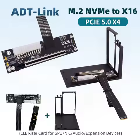 ADT-Link K43SG PCI Express Gen5 M2 Laptop Graphics Card External Adapter EGPU Extension Cable Extern