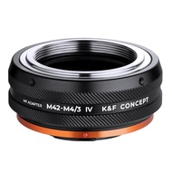 K&F Concept Adapter for M42 Mount Lens to M4/3  Mount Camera, M42-M4/3 IV PRO