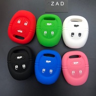 New ZAD silicone rubber car key Case Cover skin holder protector Shell for Saab 9-3 9-5 93 95 3 Buttons Smart Remote Key Fob 292777