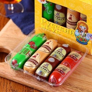礼盒装俄罗斯风味香肠牛筋肠卢布肠肉肠 Gift box with Russian style sausage beef tendon sausage Ruble sausage sausage .Ta