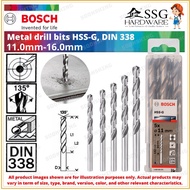 11mm-16mm (pc) BOSCH HSS-G DIN 338 Metal Drill Bit / HSS Twist Drill Bit Ground For Rotary Drills/ M
