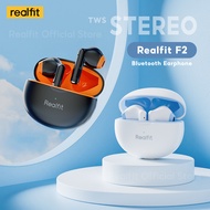 Realfit F2 TWS Bluetooth Wireless Earphone Mini  High-Quality Earbuds Long Battery Life Headphone