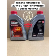 100% ORIGINAL Yamaha Yamalube 4T 20W-50 20W50 High Performance Motorcycle Oil 1L API SERVICE SJ 9079