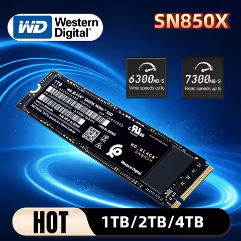 Western Digital WD BLACK SN850X SSD 2TB 4TB 1TB M.2 2280 NVMe PCIe Gen 4.0x4 Solid State Drive for G