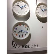 STOMMA 時鐘, 白色 20 公分 時鐘 掛牆壁鐘 可自行diy上色先完成匯款免費贈送二手商品五件👍
