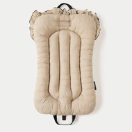 Pet Pram / Stroller Cushion - Margaret Lace Beige