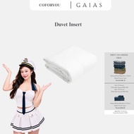 COFORYOU x GAIAS Duvet Quilt Insert with 100% Long-staple cotton shell &  Hypoallergenic Microfiber 